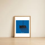 Joystick Videogames Master System — framed, leaning against the wall thumbnail