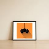 Joystick Videogames Mega Drive — framed, leaning against the wall thumbnail