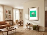 Joystick Videogames Nintendo 64 framed in a grounding room thumbnail