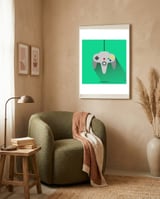 Joystick Videogames Nintendo 64 framed in a tender room thumbnail