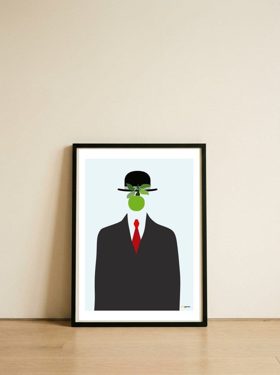 Son Of Man Minimalist — framed, leaning against the wall