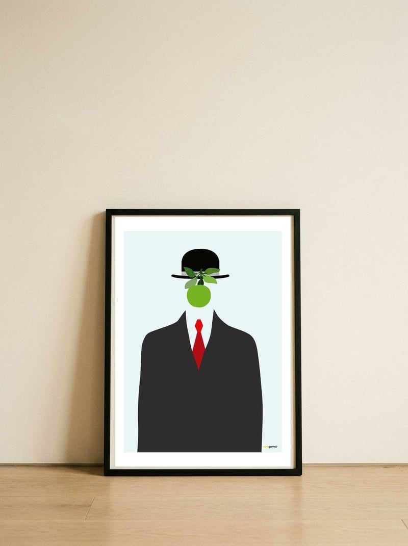 Son Of Man Minimalist — framed, leaning against the wall