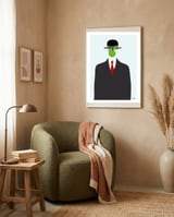 Son Of Man Minimalist framed in a tender room thumbnail