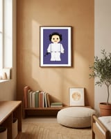 Princess Leia framed in a gentle room thumbnail