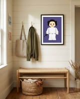 Princess Leia framed in a relaxed room thumbnail