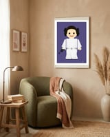 Princess Leia framed in a tender room thumbnail