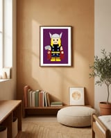 Thor Toy framed in a gentle room thumbnail