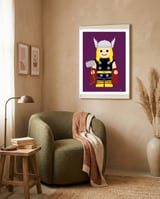Thor Toy framed in a tender room thumbnail