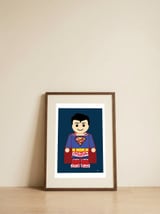 Superman Toy — framed, leaning against the wall thumbnail