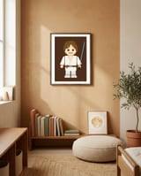 Luke Skywalker Toy framed in a gentle room thumbnail