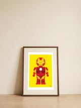 Iron Man Toy — framed, leaning against the wall thumbnail