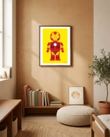 Iron Man Toy framed in a gentle room thumbnail