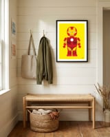 Iron Man Toy framed in a relaxed room thumbnail