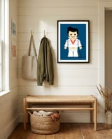 Elvis Toy framed in a relaxed room thumbnail