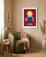 Chuck Toy framed in a tender room thumbnail