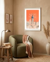 The Big Apple #society6 #decor #buyart framed in a tender room thumbnail