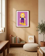 Rapunzel Toy framed in a gentle room thumbnail