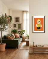 Madonna Toy framed in a grounding room thumbnail