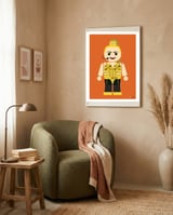 Madonna Toy framed in a tender room thumbnail