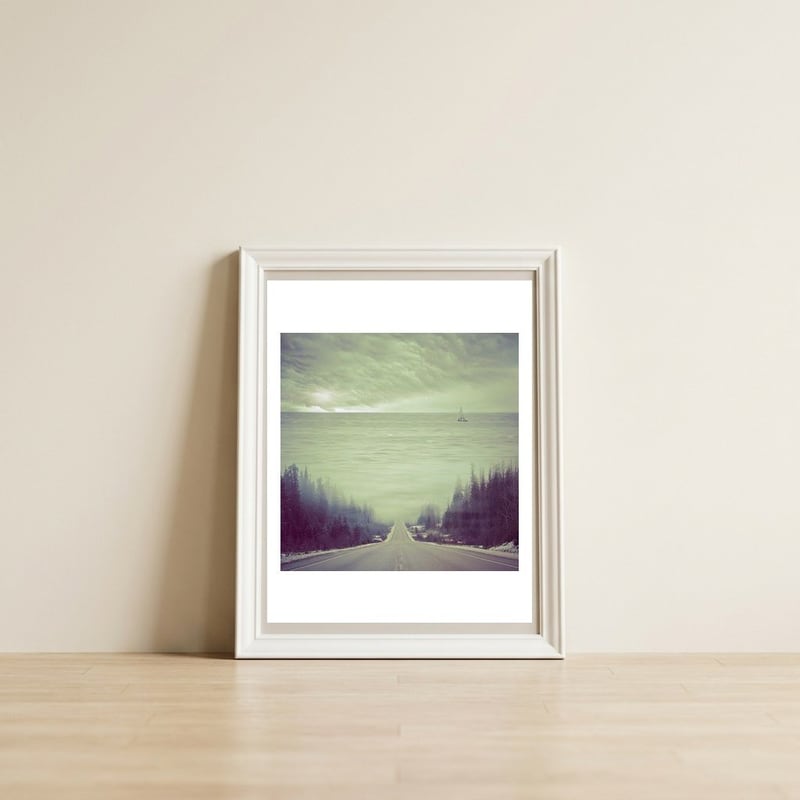 Dupcism — framed, leaning against the wall