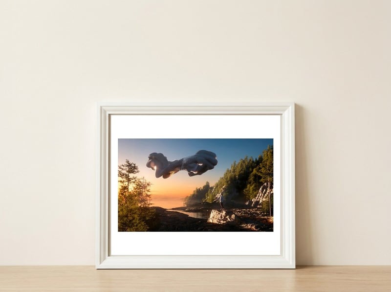 Elixir — framed, leaning against the wall