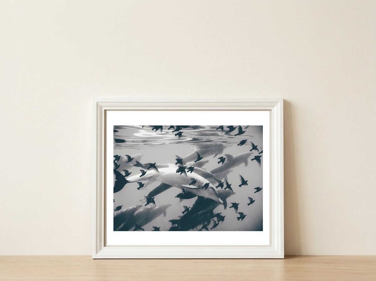 Found Out — framed, leaning against the wall