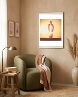 Think Twice framed in a tender room thumbnail