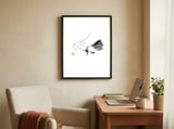 Fishermen on river li framed in a focused room thumbnail
