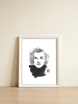 Marylin monroe — framed, leaning against the wall thumbnail