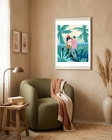 Tropical Romance framed in a tender room thumbnail