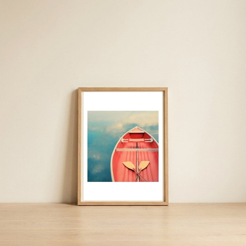 Floating On A Cloud  — framed, leaning against the wall