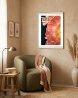 Coral Charm #2  framed in a tender room thumbnail