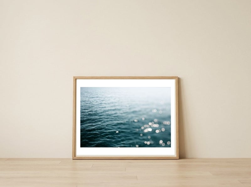 Light Dance #1 — framed, leaning against the wall