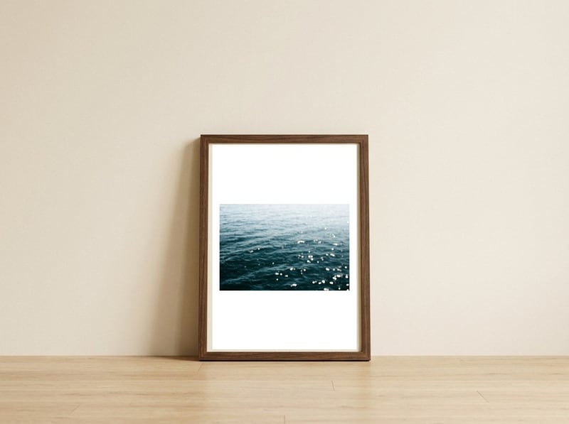 Light Dance #2  — framed, leaning against the wall