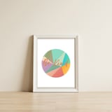 Be Kind Crystal  — framed, leaning against the wall thumbnail