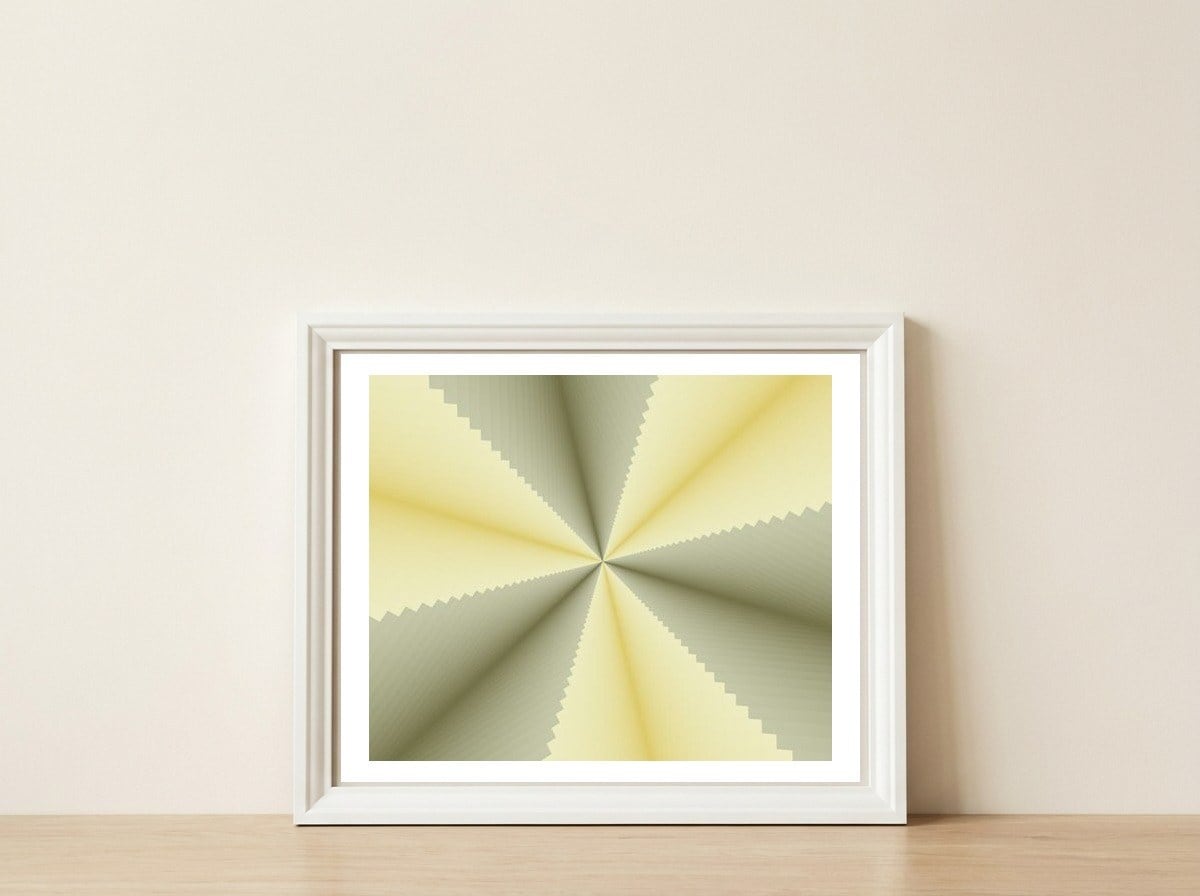 Looping Loop — framed, leaning against the wall