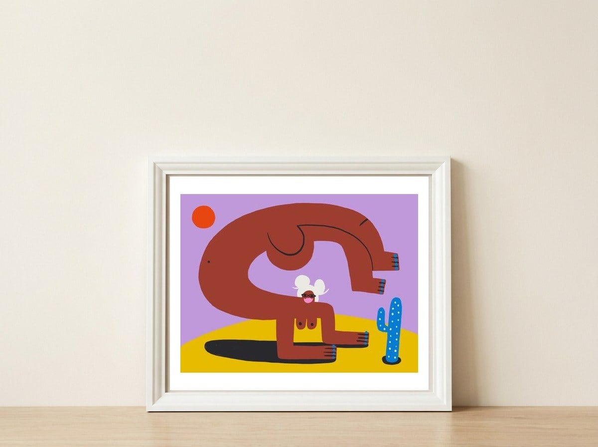 Passion And Power Scorpio — framed, leaning against the wall