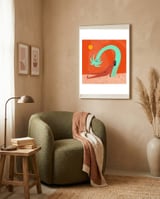 Smiling Island framed in a tender room thumbnail