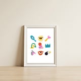 Leo Emoji — framed, leaning against the wall thumbnail