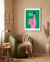 Affirmative framed in a tender room thumbnail