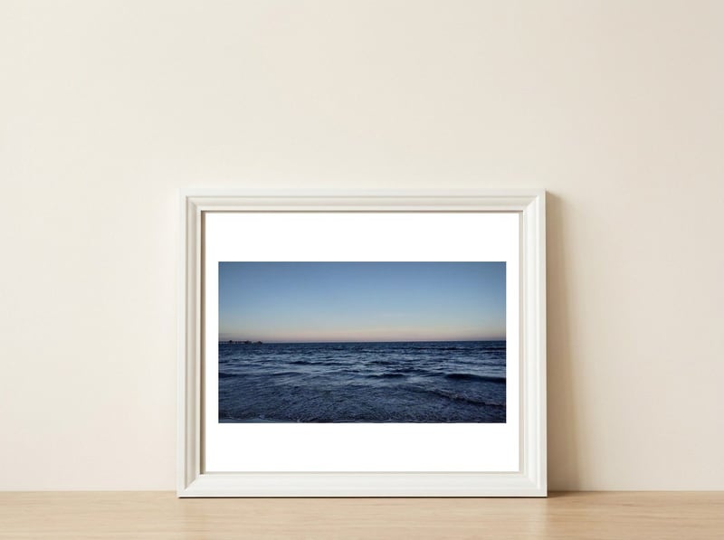HORIZON — framed, leaning against the wall