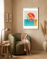 Earth & Sea #society6 #decor #buyart framed in a tender room thumbnail