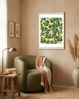Lemonade #society6 #decor #buyart framed in a tender room thumbnail