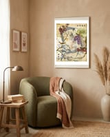 Vintage framed in a tender room thumbnail