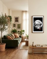 the bridge in white framed in a grounding room thumbnail
