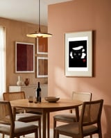 cat face in white framed in a intimate room thumbnail