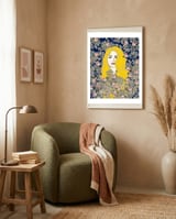 Jene #society6 #decor #buyart framed in a tender room thumbnail