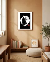 Stain Cat framed in a gentle room thumbnail