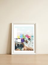Virtual Sky Glitch — framed, leaning against the wall thumbnail