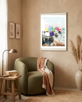 Virtual Sky Glitch framed in a tender room thumbnail
